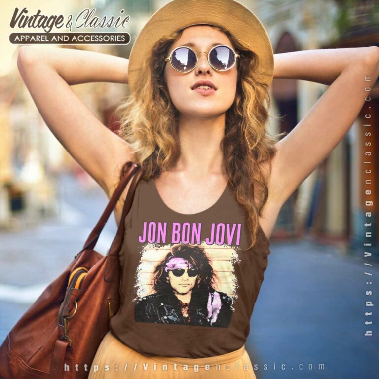 Bon Jovi Blaze Of Glory Tank Top Racerback Bon Jovi Blaze Of Glory Tank Top Racerback
