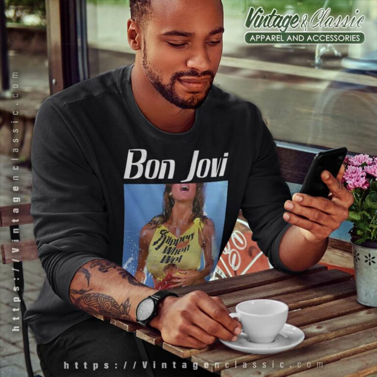 Bon Jovi Bon Slippery Sweatshirt Bon Jovi Bon Slippery Sweatshirt