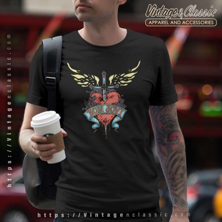 Bon Jovi Daggered T Shirt Bon Jovi Daggered T Shirt