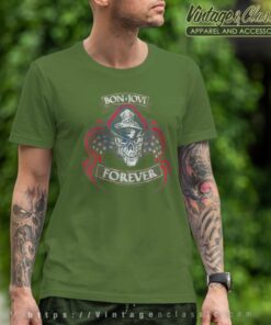 Bon Jovi Forever Skull T Shirt