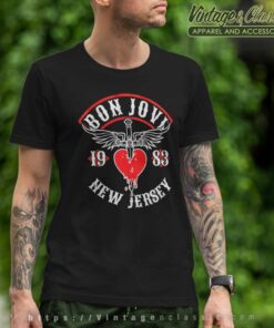 Bon Jovi New Jersey 1983 Shirt 4 Bon Jovi New Jersey 1983 T Shirt