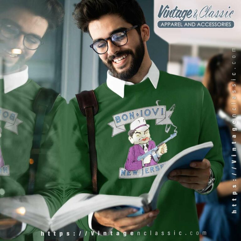 Bon Jovi New Jersey Sweatshirt Bon Jovi New Jersey Sweatshirt