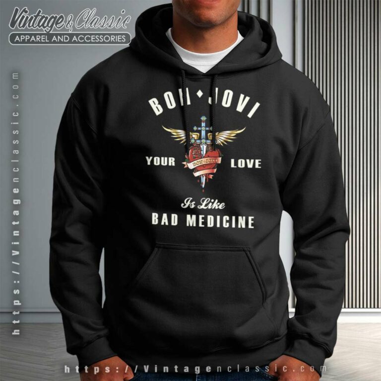 Bon Jovi Shirt Heart And Dagger Red Hoodie Bon Jovi Shirt Heart And Dagger Red Hoodie