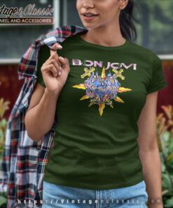 Bon Jovi Shirt Keep The Faith World Tour Women TShirt