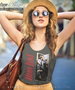 Bon Jovi Shirt Slippery When Wet World Tour Tank Top Racerback