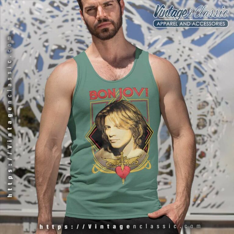 Bon Jovi Shirt This House Is Not For Tour Tank Top Racerback Bon Jovi Shirt This House Is Not For Tour Tank Top Racerback