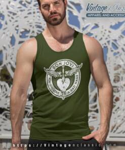 Bon Jovi Shirt You Give Love A Bad Name Song 4 Bon Jovi Shirt You Give Love A Bad Name Tank Top Racerback