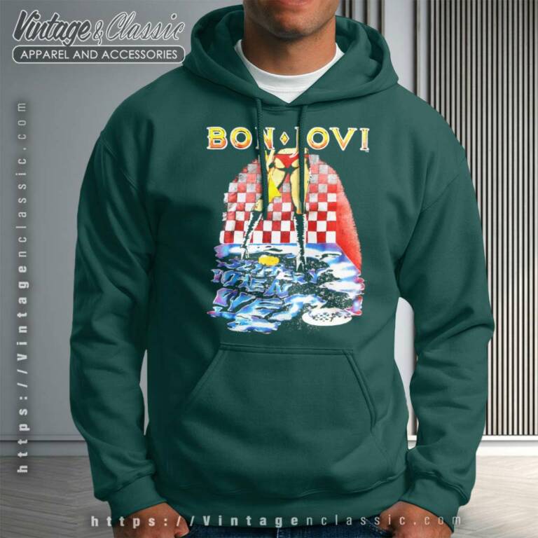 Bon Jovi Slippery When Wet Hoodie Bon Jovi Slippery When Wet Hoodie