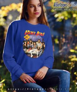 Bon Jovi Slippery When Wet Album Shirt 4 Bon Jovi Slippery When Wet Sweatshirt