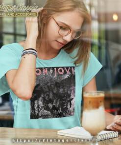 Bon Jovi Slippery When Wet Women TShirt
