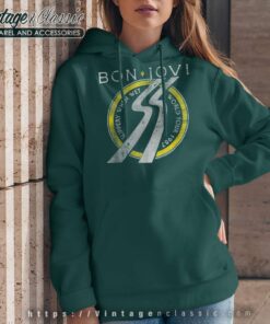 Bon Jovi Slippery When Wet World Tour Hoodie
