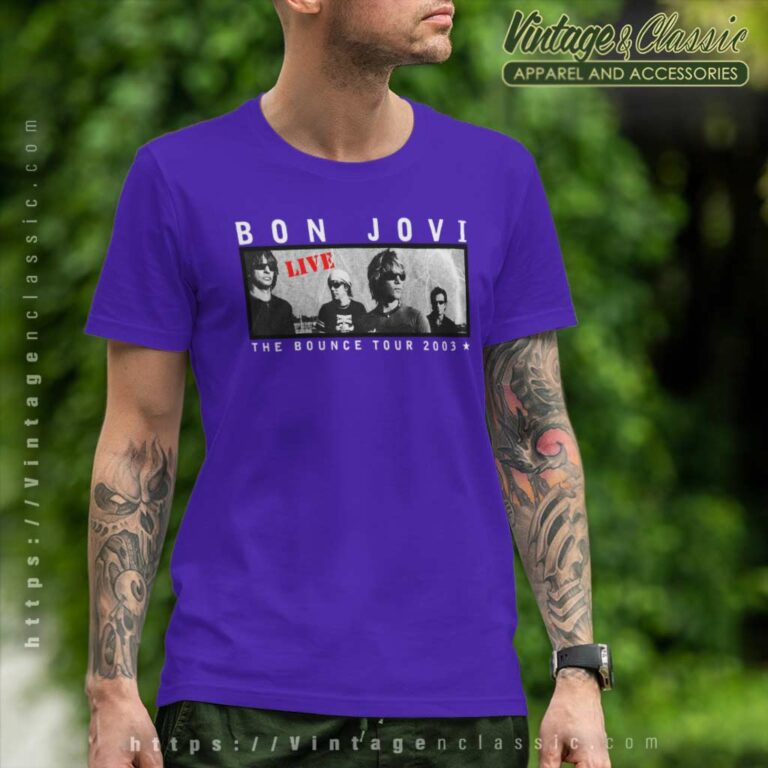 Bon Jovi The Bounce Tour T Shirt Bon Jovi The Bounce Tour T Shirt