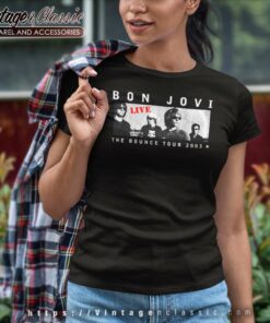 Bon Jovi The Bounce Tour Women TShirt