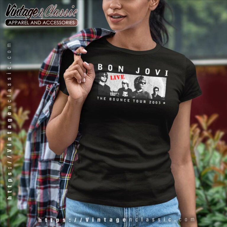 Bon Jovi The Bounce Tour Women TShirt Bon Jovi The Bounce Tour Women TShirt