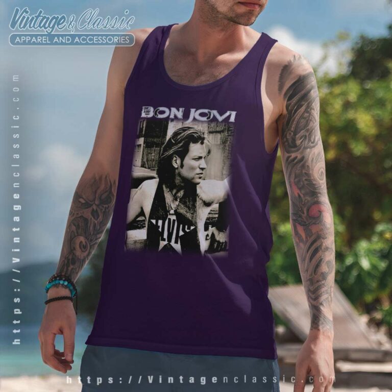 Bon Jovi World Tour Tank Top Racerback Bon Jovi World Tour Tank Top Racerback