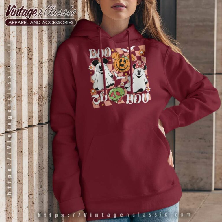 Boo Ghost Mickey Disney Halloween Hoodie Boo Ghost Mickey Disney Halloween Hoodie
