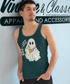Boo Jee Ghost Halloween Tank Top Racerback