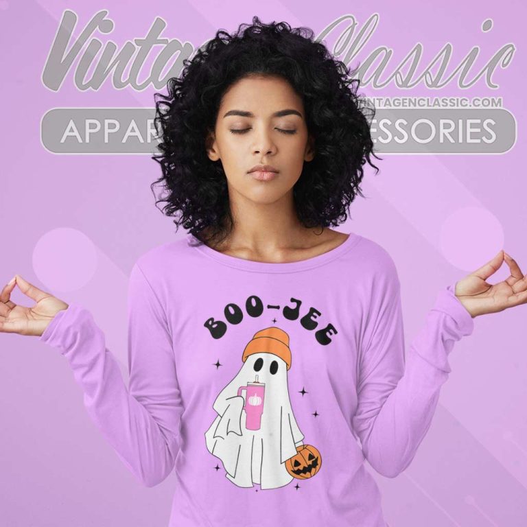 Boo Jee Ghost Pumpkin Long Sleeve Tee Boo Jee Ghost Pumpkin Long Sleeve Tee