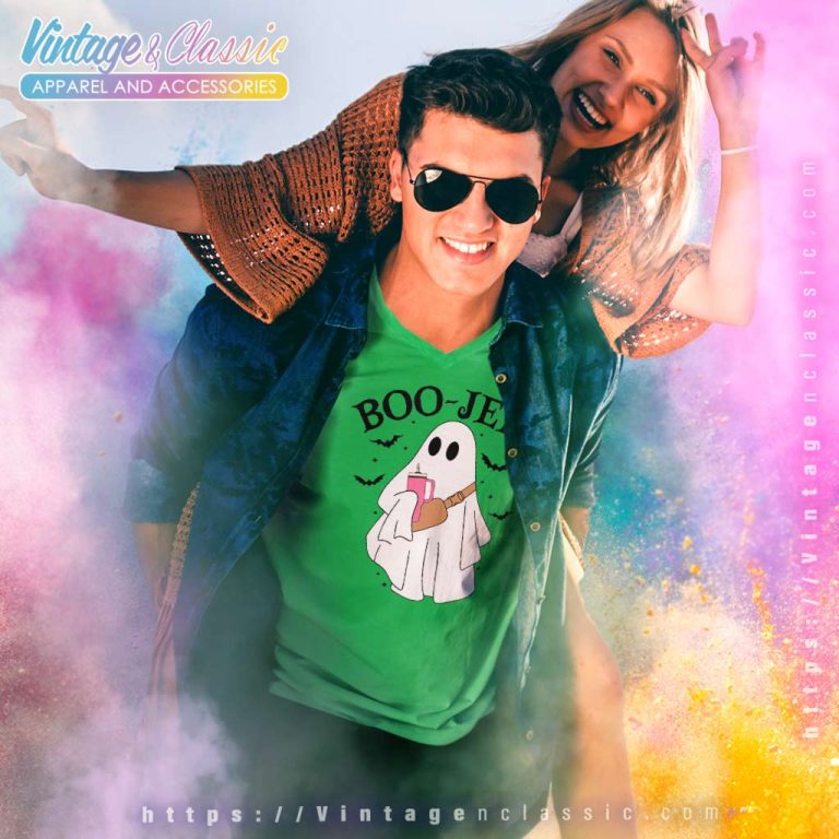 Boo Jee Ghost Shirt Boojee Ghost With Cup V Neck TShirt Boo Jee Ghost Shirt Boojee Ghost With Cup V Neck TShirt