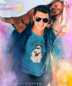 Boo Jee Ghost Shirt Gift For Halloween V Neck TShirt