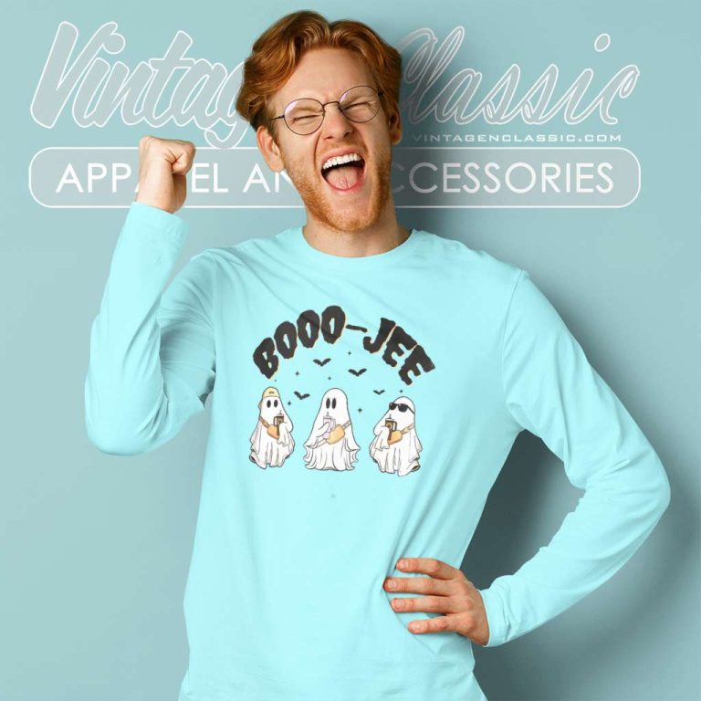 Boo Jee Ghost Shirt Halloween Gifts Long Sleeve Tee Boo Jee Ghost Shirt Halloween Gifts Long Sleeve Tee