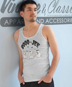 Boo Jee Ghost Shirt Halloween Gifts Tank Top Racerback