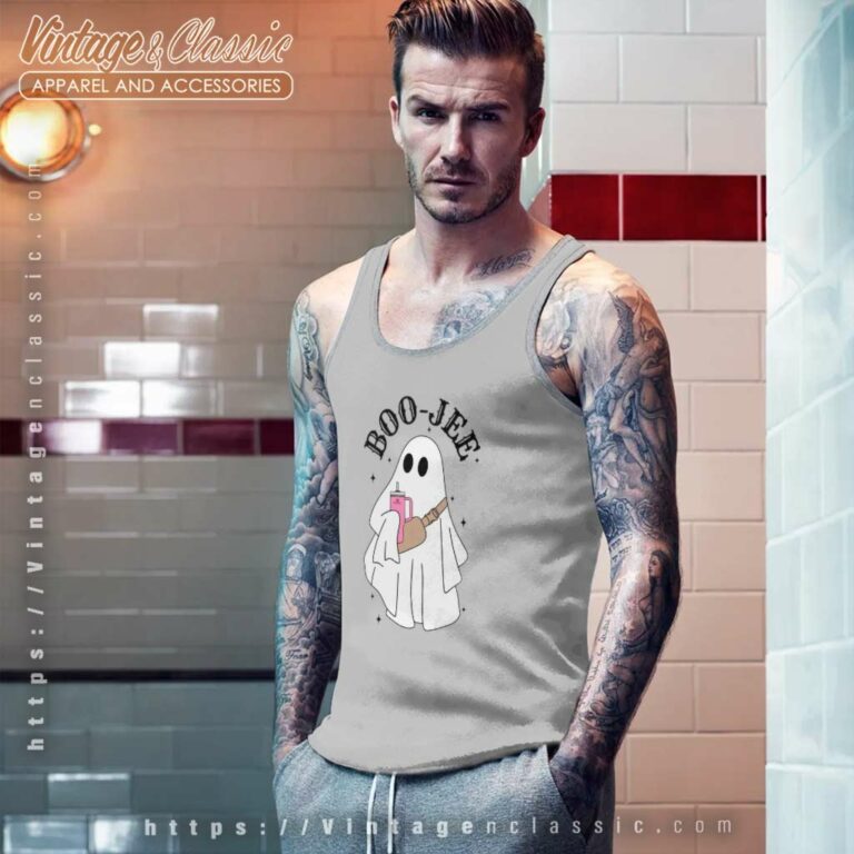 Boo Jee Ghost Shirt Halloween Tank Top Racerback Boo Jee Ghost Shirt Halloween Tank Top Racerback