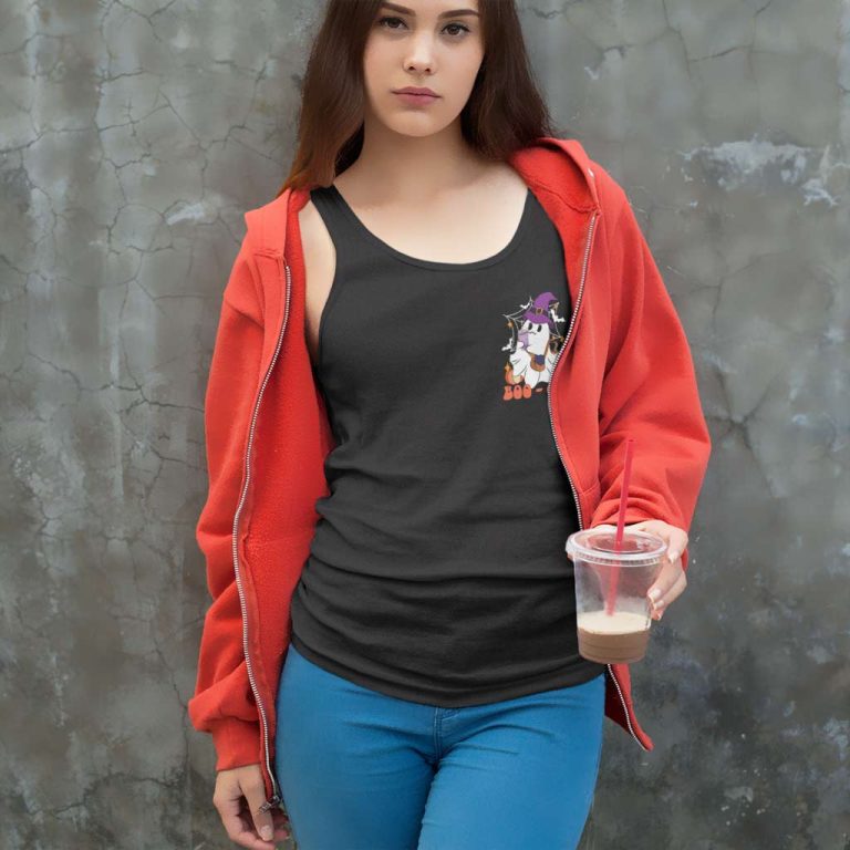 Boo Jee Ghost Shirt In My Boo Jee Era Tank Top Racerback Boo Jee Ghost Shirt In My Boo Jee Era Tank Top Racerback