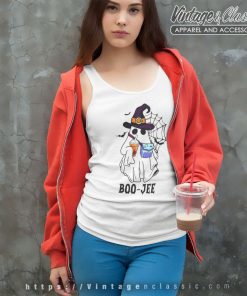 Boo Jee Ghost Shirt Witch Spooky Halloween Tank Top Racerback