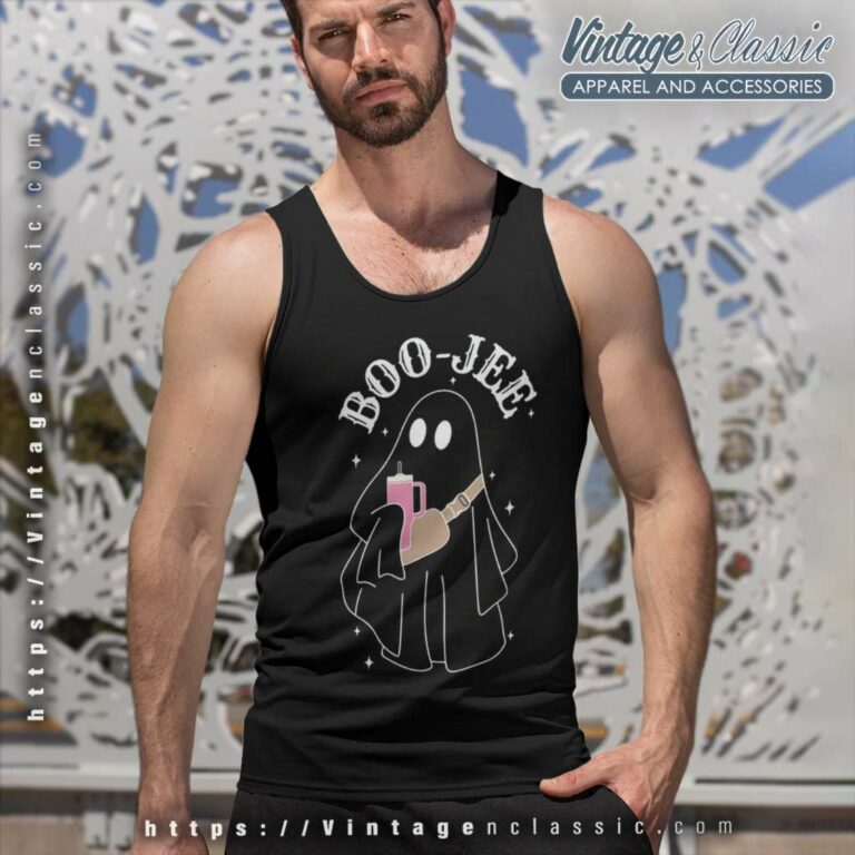 Boo Jee Ghost Tumbler Tank Top Racerback Boo Jee Ghost Tumbler Tank Top Racerback