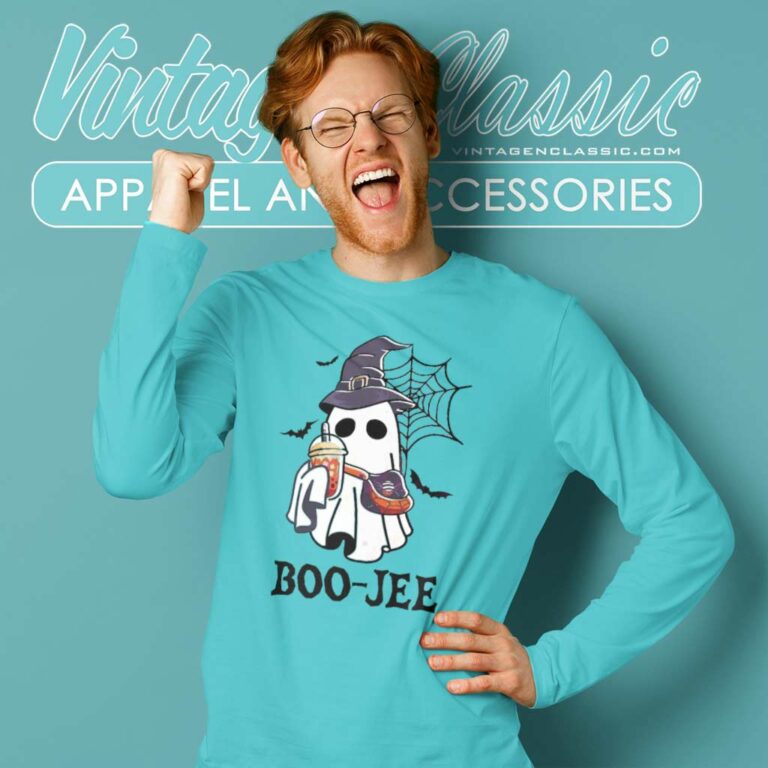 Boo Jee Ghost Witch Spooky Coffee Long Sleeve Tee Boo Jee Ghost Witch Spooky Coffee Long Sleeve Tee