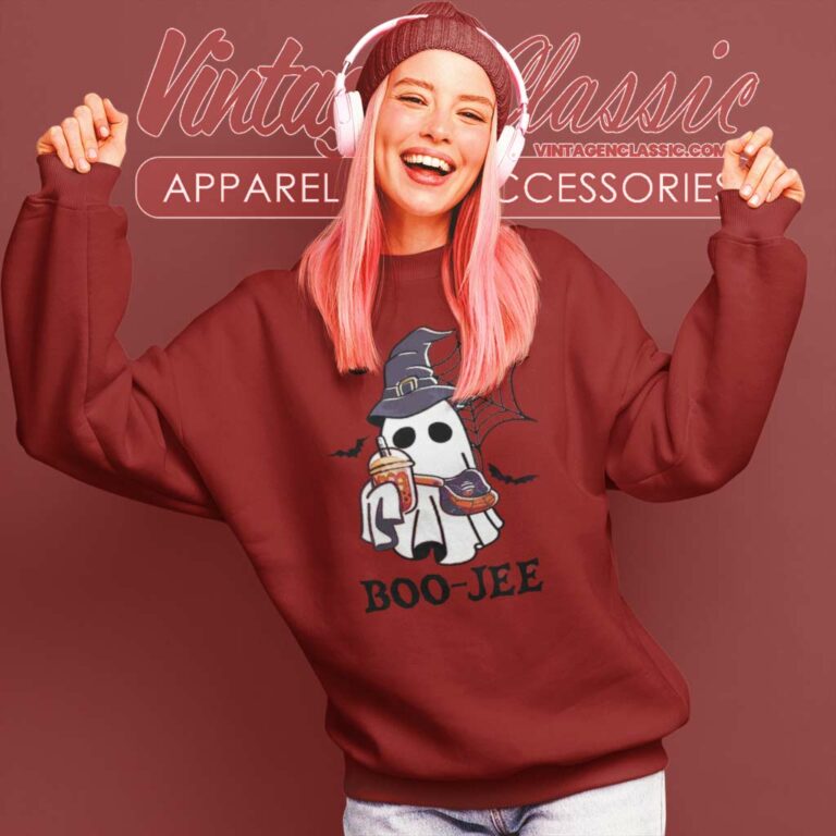 Boo Jee Ghost Witch Spooky Coffee Sweatshirt Boo Jee Ghost Witch Spooky Coffee Sweatshirt