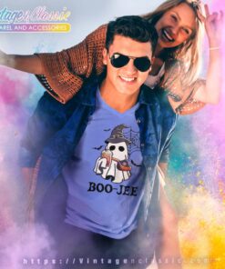 Boo Jee Ghost Witch Spooky Coffee V Neck TShirt