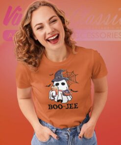 Boo Jee Ghost Witch Spooky Coffee Women TShirt