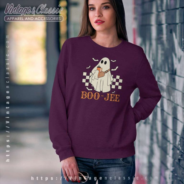 Boo Jee Halloween Ghost Sweatshirt Boo Jee Halloween Ghost Sweatshirt