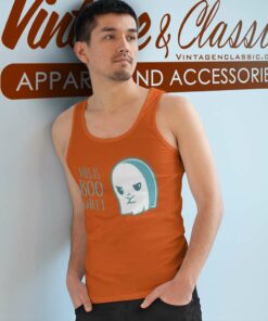 Boo Sheet Shirt Funny Cute Nerdy Tank Top Racerback