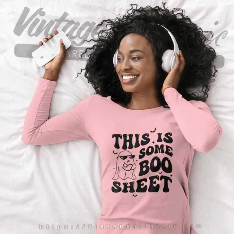 Boo Sheet Shirt Halloween Ghost Funny Gift Long Sleeve Tee Boo Sheet Shirt Halloween Ghost Funny Gift Long Sleeve Tee