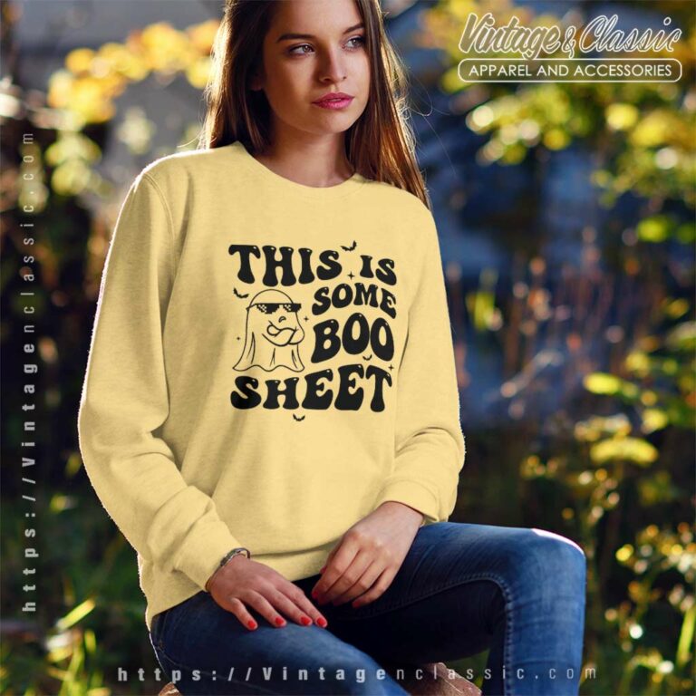 Boo Sheet Shirt Halloween Ghost Funny Gift Sweatshirt Boo Sheet Shirt Halloween Ghost Funny Gift Sweatshirt