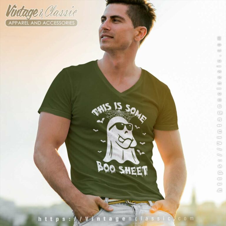 Boo Sheet Shirt This Is Some Boo Sheet Ghost Funny V Neck TShirt Boo Sheet Shirt This Is Some Boo Sheet Ghost Funny V Neck TShirt
