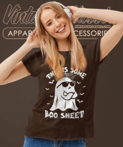 Boo Sheet Shirt This Is Some Boo Sheet Ghost Funny Women TShirt