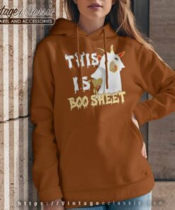 Boo Sheet Shirt This Is The Boo Sheet Ghost Goat Halloween Hoodie