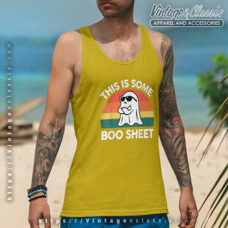 Boo Sheet Shirt This Some Boo Sheet Funny Halloween Tank Top Racerback Boo Sheet Shirt This Some Boo Sheet Funny Halloween Tank Top Racerback