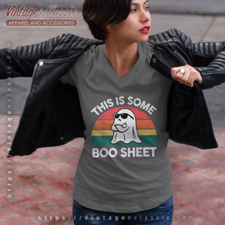Boo Sheet Shirt This Some Boo Sheet Funny Halloween V Neck TShirt Boo Sheet Shirt This Some Boo Sheet Funny Halloween V Neck TShirt