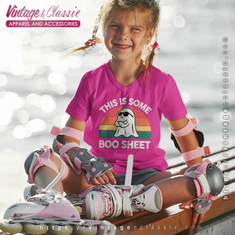 Boo Sheet Shirt This Some Boo Sheet Funny Halloween Vneck Youth Boo Sheet Shirt This Some Boo Sheet Funny Halloween Vneck Youth