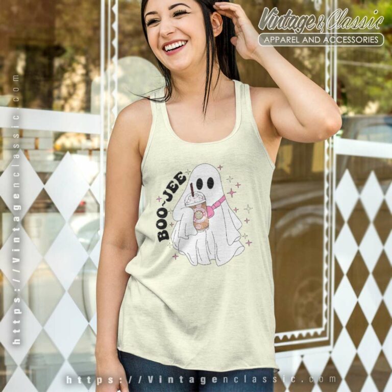 Boojee Boo Jee Ghost Funny Tumbler Tank Top Racerback Boojee Boo Jee Ghost Funny Tumbler Tank Top Racerback
