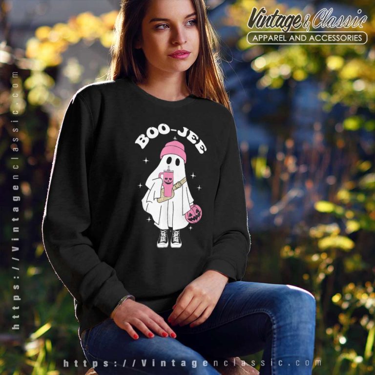 Boojee Ghost Halloween Spooky Season Sweatshirt Boojee Ghost Halloween Spooky Season Sweatshirt