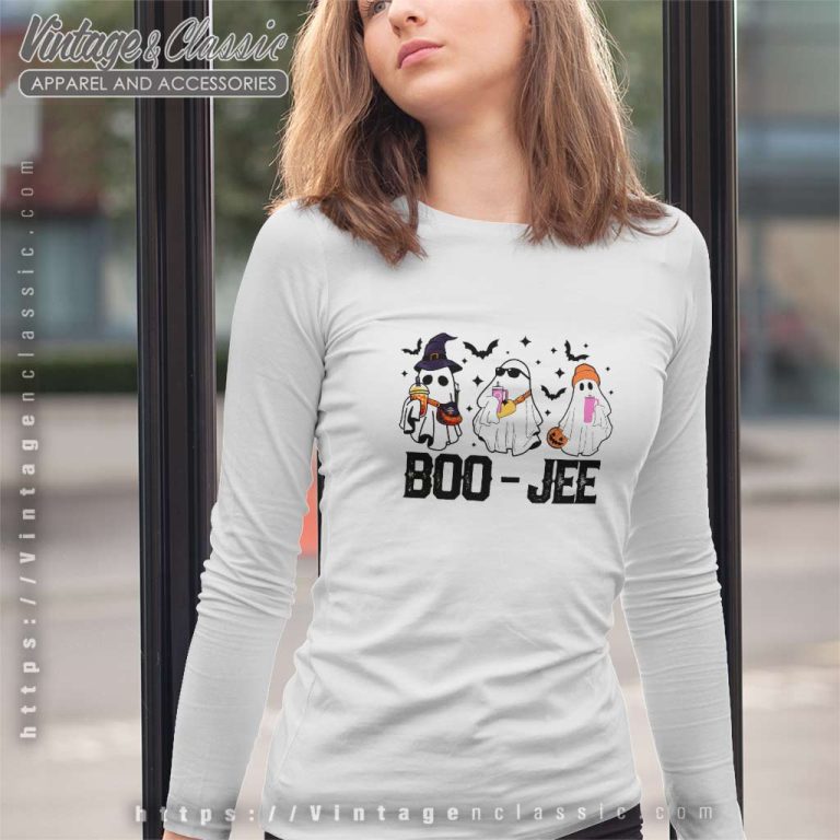 Boojee Ghost Shirt Witch Spooky Halloween Long Sleeve Tee Boojee Ghost Shirt Witch Spooky Halloween Long Sleeve Tee