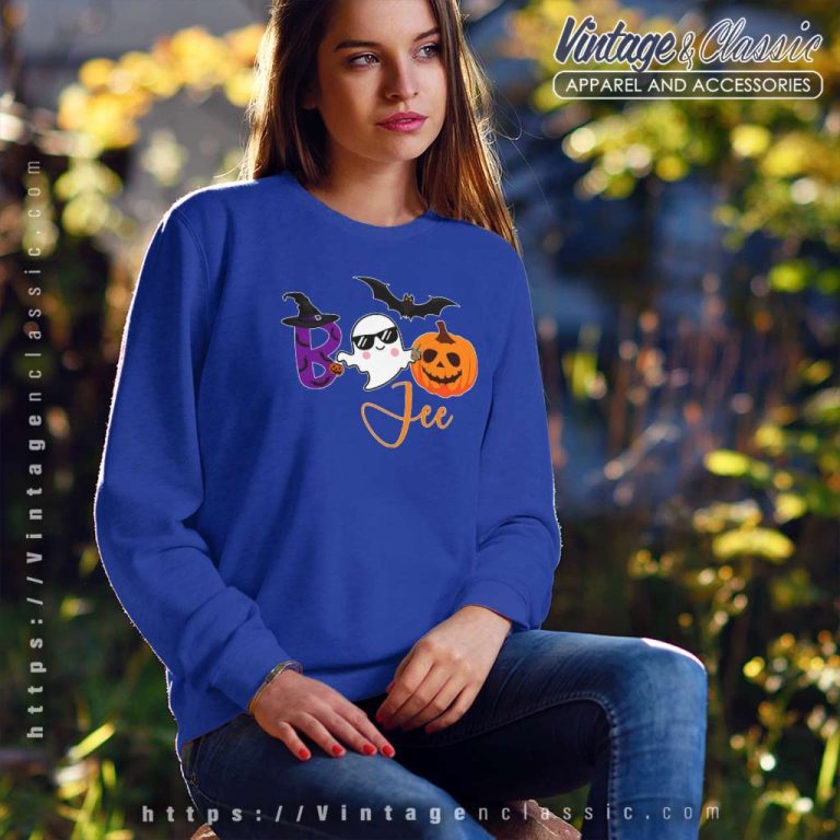 Boojee Ghost With Cup Pumpkin Sweatshirt Boojee Ghost With Cup Pumpkin Sweatshirt