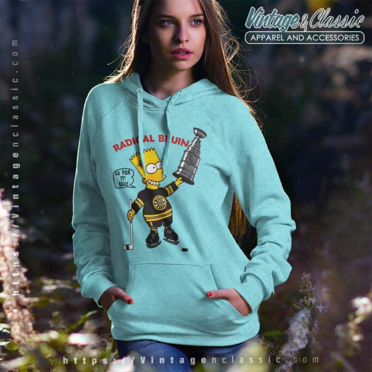 Bootleg Bart Simpson Radical Bruins Boston Stanley Cup Hoodie Bootleg Bart Simpson Radical Bruins Boston Stanley Cup Hoodie