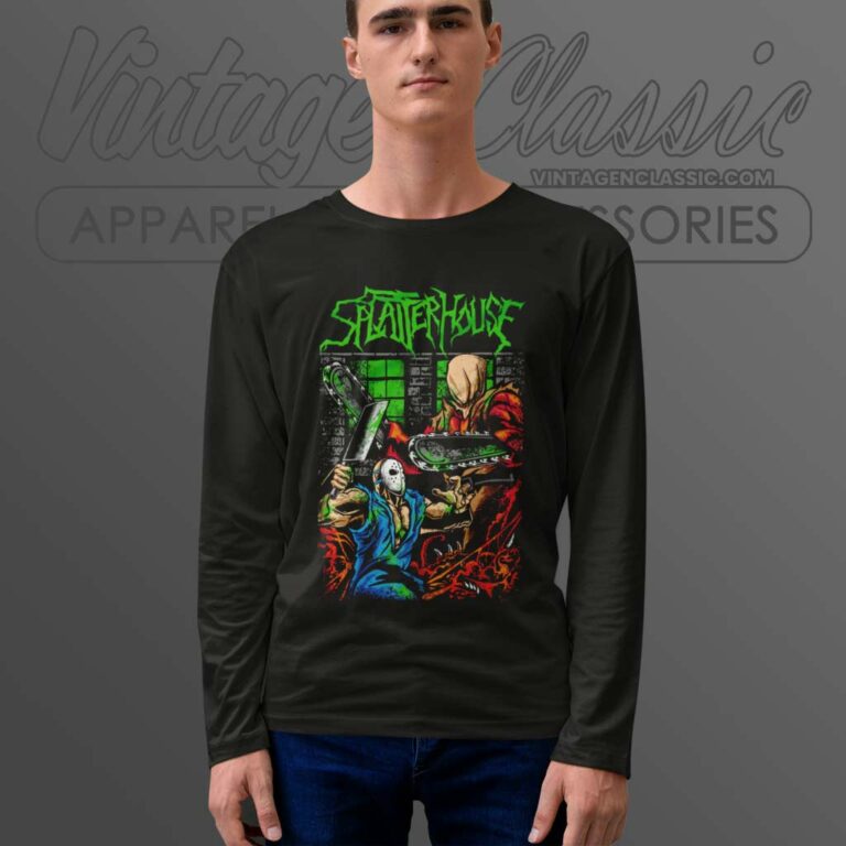 Boss Splatterhouse Game Longsleeves Boss Splatterhouse Game Longsleeves